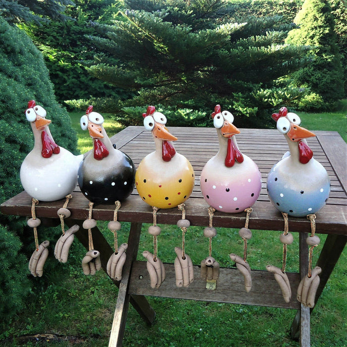 Decoratieve Keramische Kippen | Gezelligheid in je huis en tuin!
