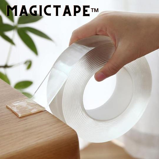 MagicTape | Herbruikbare dubbelzijdige tape (1+1 GRATIS)